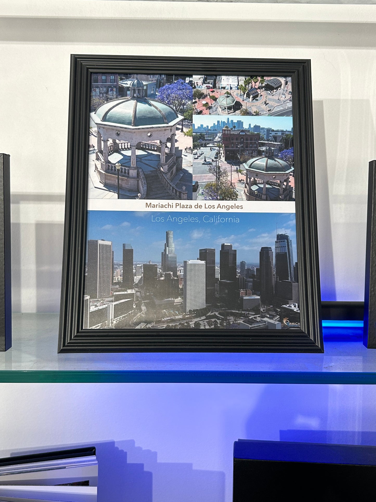 Mariachi Plaza Los Angeles Collage 8x10 black frame