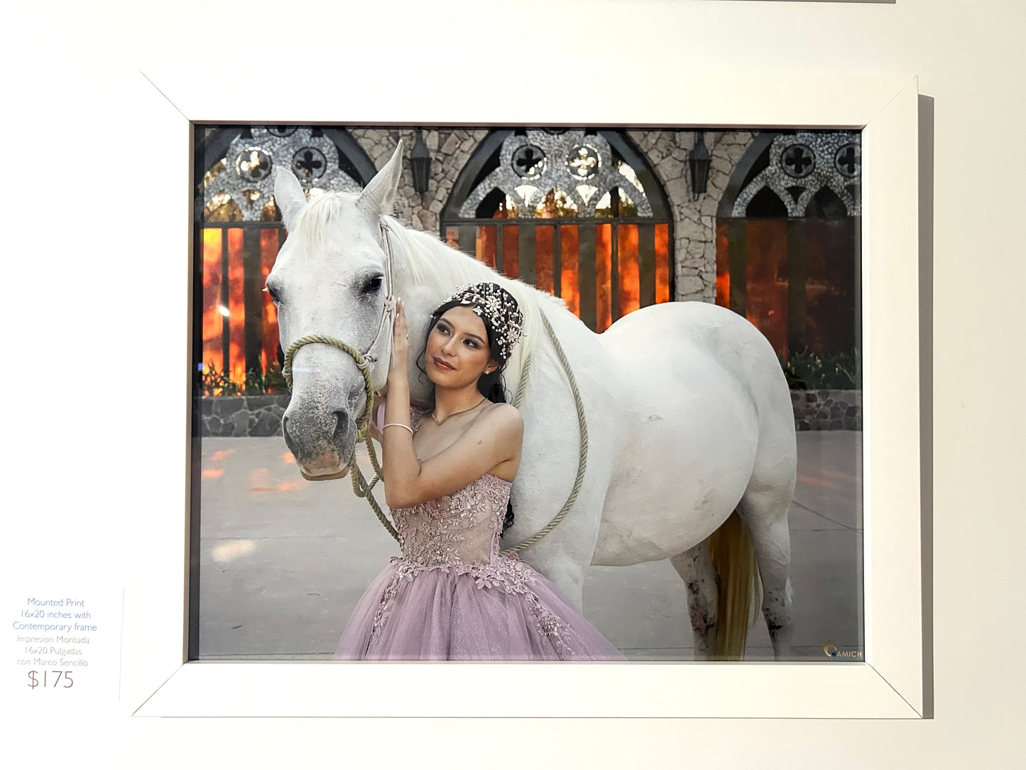 Mounted Printed with Classic Frame 16x20 in | Fotografia Montada con Marco Clasico en 16x20 pulgadas